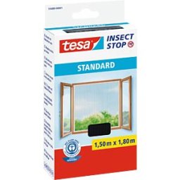 TESA 55680 AN - tesa® Insect Stop, window screen, 1.50 m x 1.80 m, anthracite