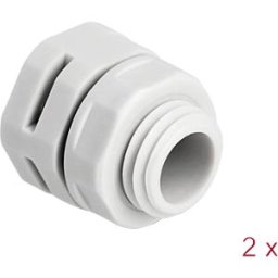 DELOCK 60480 - Ventilation Plug M12 grey 2 pcs