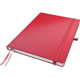LEITZ 44720025 - Leitz notebook A4 ruled hardcover, red