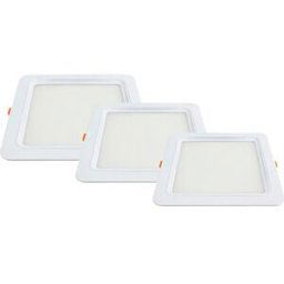 OPTONICA OPT DL2635 - LED recessed panel pro, 6 W, 375 lm, 2800 K, square