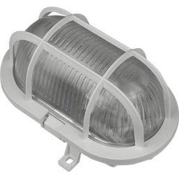 MÜLLER LICHT MLI 20300022 - Ceiling light fixture, with protective cage, oval, white