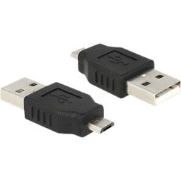 DELOCK 65036 - USB micro-B plug USB 2.0-A plug adapter