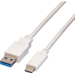 VALUE 11999035 - USB 3.0 cable, USB-A plug to USB-C plug, 2.0 m