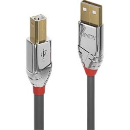 LINDY 36640 - USB 2.0 cable, A connector to B connector, 0.5 m