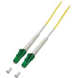 EFB-ELEKTRONIK O2519.15 - Simplex fiber optic patch cable LC/APC / LC/APC, 9/125, 15m, G65