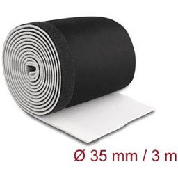 DELOCK 20865 - Cable cover, neoprene, rip-tape closure, 3 m x 135 mm