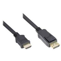 GOOD CONNECTIONS GC DP-HDMI5 - Cable DisplayPort 1.2 > HDMI, black, 5m