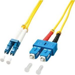 LINDY 47475 - Fibre optic cable LC/SC OS2 9/125µm 15m