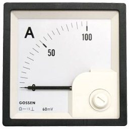 GILGEN, MÜLLER & WEIGERT DQB 72-15A - Moving coil meter 0 - 15 A, 72 x 72 mm