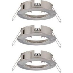 PAULMANN PLM 92479 - Installation frame for recessed spotlights, max. 3x10 W, round,