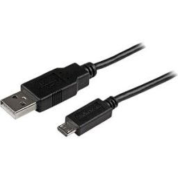 STARTECH.COM ST USBAUB50CMBK - Data and charging cable, USB-A > micro-B, 0,5 m, black