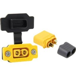 JAMARA HSTXT60-3 STBU - Steckverbinder für Li-Polymer-Akkus, 2-polig, XT60, zum Einbau