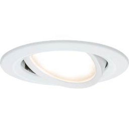 PAULMANN PLM 93448 - Nova Coin flush mounted fixture, 6 W, 2700 K, 50°, round, white