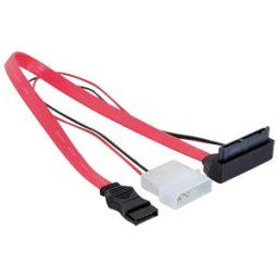 DELOCK 82551 - Micro SATA 16 Pin St > + 5 V/3,3 V Molex 30cm