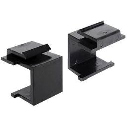 DELOCK 86321 - Delock keystone cover, black, pack of 4