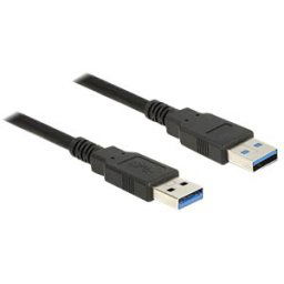 DELOCK 85059 - Cable USB 3.0 Type-A male > USB 3.0 Type-A male 0.5 m black