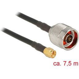 DELOCK 89419 - HF antenna cable, N connector > SMA connector, 7.5 m