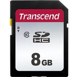 TRANSCEND TS8GSDC300S - SDHC memory card, 8 GB, class 10, 300S