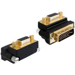 DELOCK 65261 - VGA socket > DVI 24+5 - 270° angled adapter