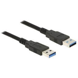 DELOCK 85064 - Cable USB 3.0 Type-A male > USB 3.0 Type-A male 5.0 m black