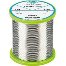 FELDER LÖTTECHNIK LZ F4 BF 0,75250 - Lead-free solder with copper, Ø 0.75 mm, 250 g