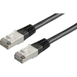 ROLINE 21150145 - Patch cable Cat. 5e FTP, black, 2 m