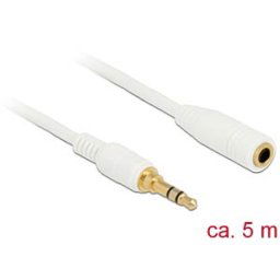DELOCK 85591 - Jack Extension Cable 3.5 mm 5 m