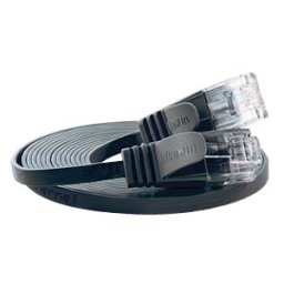 SLIM U6 2 SW - Cat.6 SLIM patch cable, U/UTP, 2,0 m, black