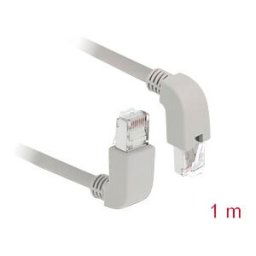 DELOCK 85862 - Network cable RJ45 Cat.6 S/FTP upwards / downwards angled 1 m