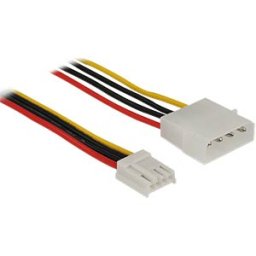DELOCK 83822 - Cable Power 4 pin male > 4 pin floppy female 60 cm