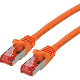 ROLINE 21152672 - Patch cable Cat. 6 S/FTP (PiMF), LSOH, orange, 2 m