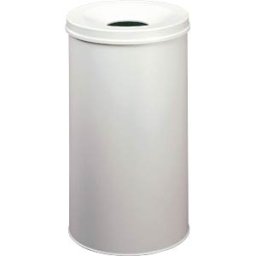 DURABLE 330710 - Safe paper bin, round, 60 l, grey