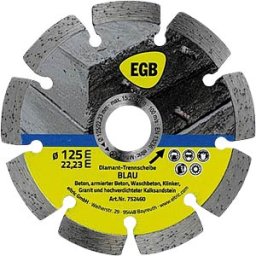 EGB 752460 - Diamond cutting disc 125 mm, ''Blue''