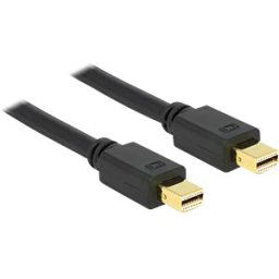 DELOCK 83473 - Mini DisplayPort plug/plug 1.0 m cable, black