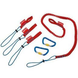 KNIPEX KN 00 50 04 T BK - Set with tether, adapter straps and carabiners