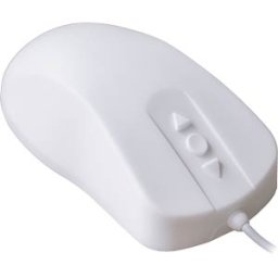 CONTOUR AK-PMH12OBUSW - Wired Mouse, IP68, disinfectible, white