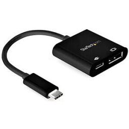 STARTECH.COM ST CDP2DP14UCPB - Adapter USB-C connector to DP 1.4, 8K 30 Hz, with pd