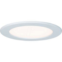 PAULMANN PLM 92062 - LED recessed panel, 11.1 W, 2700 K, round, white