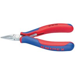 KNIPEX KN 35 22 115 - Electronics gripping pliers 115 mm, flat-round jaws