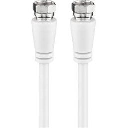 GOOBAY 66625 - Connection cable, F, Class A, connector, socket, 10.0 m