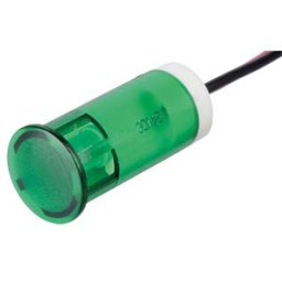 APEM APM QS123 G24 - Indicator LED, 24 V DC, 12 mm, wired, green