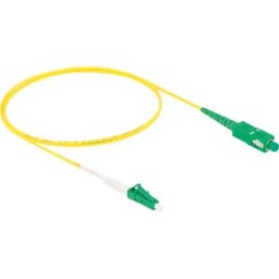 DELOCK 83235 - Fiber optic cable, LC-APC / SC-APC, simplex, OS2, 1m