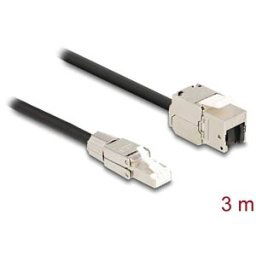 DELOCK 87239 - Keystone cable RJ45 male > female, Cat.6a, 3 m