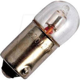 SCHIEFER LIGHTING SCHI 92397900 - BA9s T9x23, 220 - 240 V, WE, 10K hrs, clear red neon glass