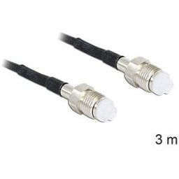 DELOCK 88594 - HF antenna cable, FME socket > FME socket, 3 m
