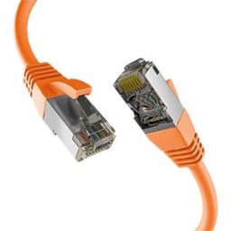 EFB-ELEKTRONIK EFB EC020200281 - Patch cable, Cat.8.1, S/FTP PiMF, 2000 MHz, 2 m, orange
