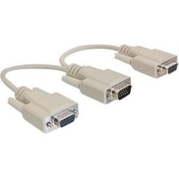 DELOCK 65328 - Delock Adapter VGA male > 2 x VGA female 20 cm