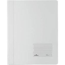 DURABLE 268002 - Loose-leaf binder, A4, DURALUX®, translucent, white