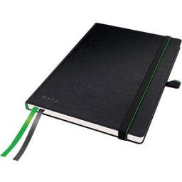 LEITZ 44770095 - Leitz notebook A5 squared hardcover, black