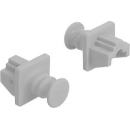 DELOCK 86508 - Dust Cover for RJ45 jack 10 pieces grey
